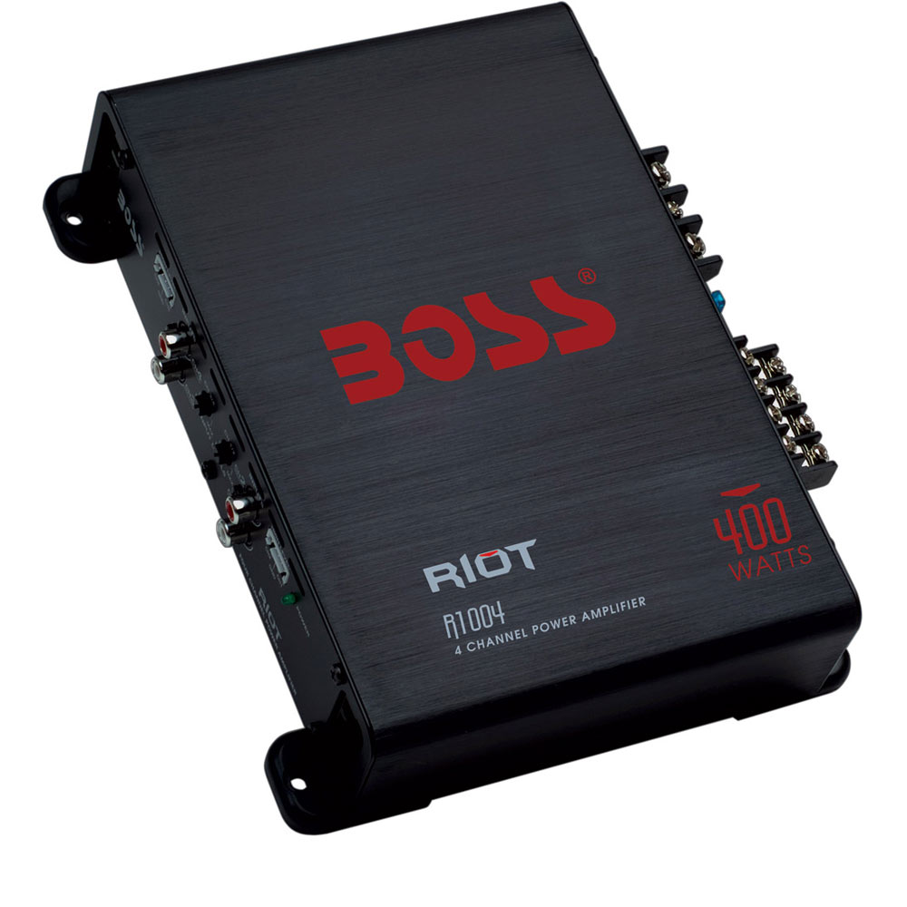 Boss Audio R1004 Riot 400Watt Full Range, Class A/B 28 Ohm Stable 4