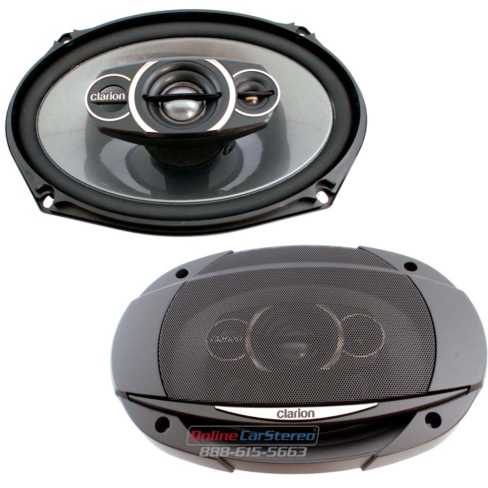 Clarion SRQ6933R 6" x 9" 500W 3Way QUALITY Series Multiaxial Car