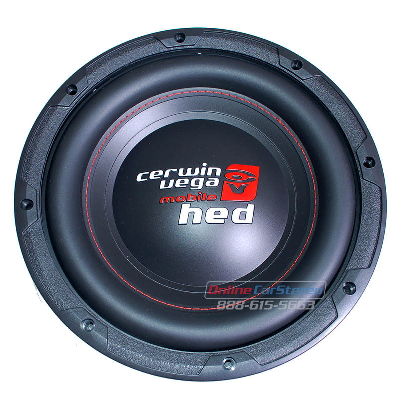 Cerwin Vega HED3104 Single 10" 800W HED Series 3 Car Audio Subwoofer at