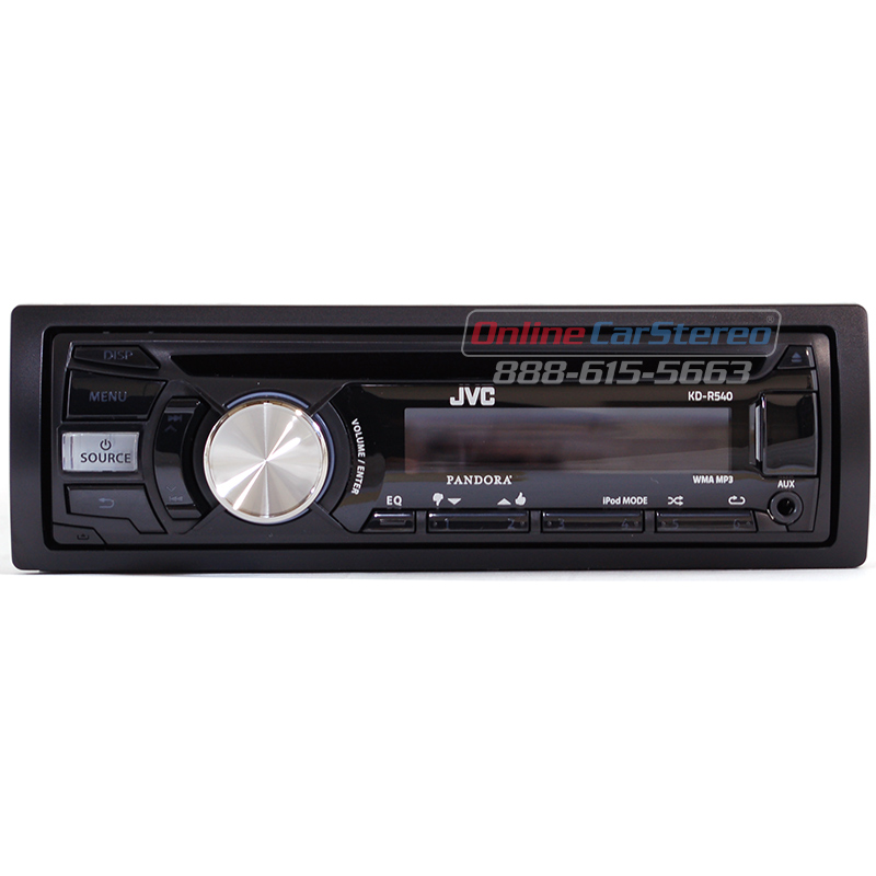 JVC KDR540 Bluetooth Enabled SingleDIN InDash CD/MP3 Receiver with