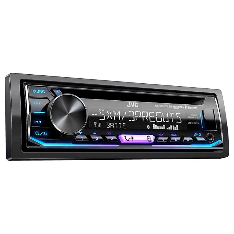 JVC KDR895BTS Single DIN SiriusXM Ready Bluetooth InDash CD/AM/FM Car
