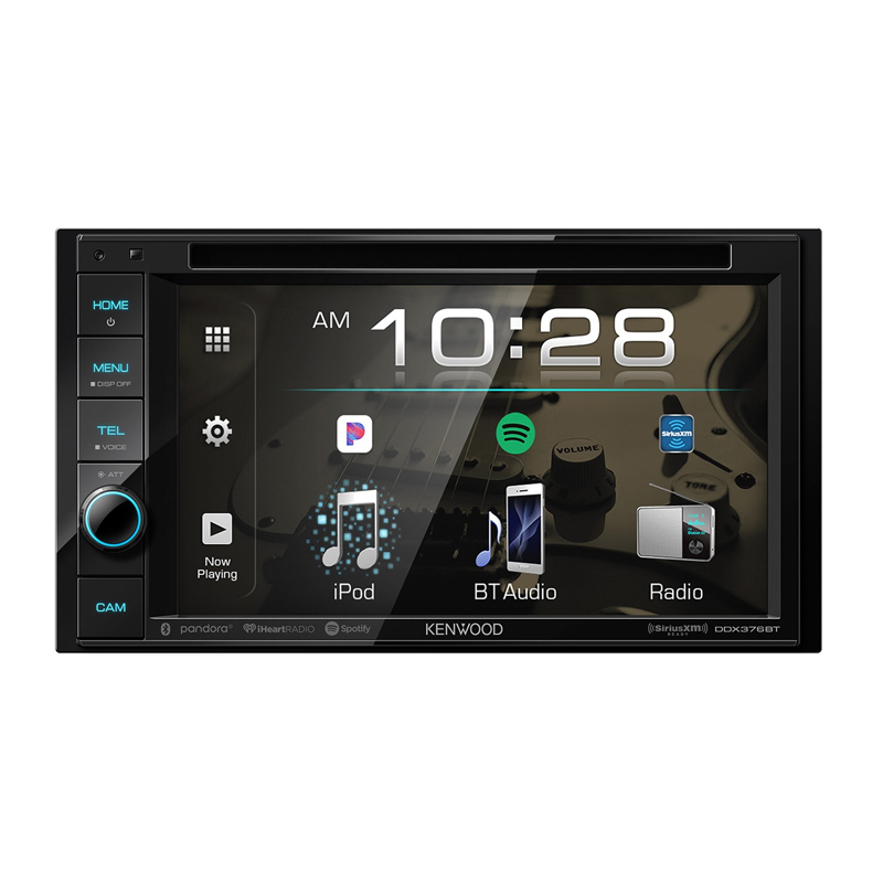 Kenwood DDX376BT 2DIN 6.2" Touchscreen InDash DVD/CD/AM/FM Bluetooth