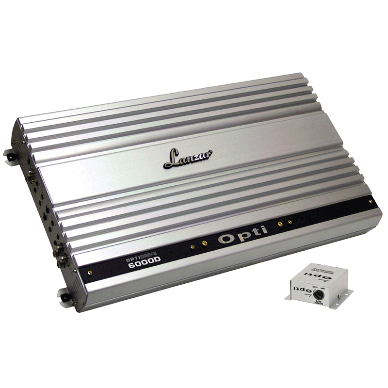 Lanzar OPTI6000D Optidrive Series 6000 Watt Mono Block Digital Competition Class Car Amplifier