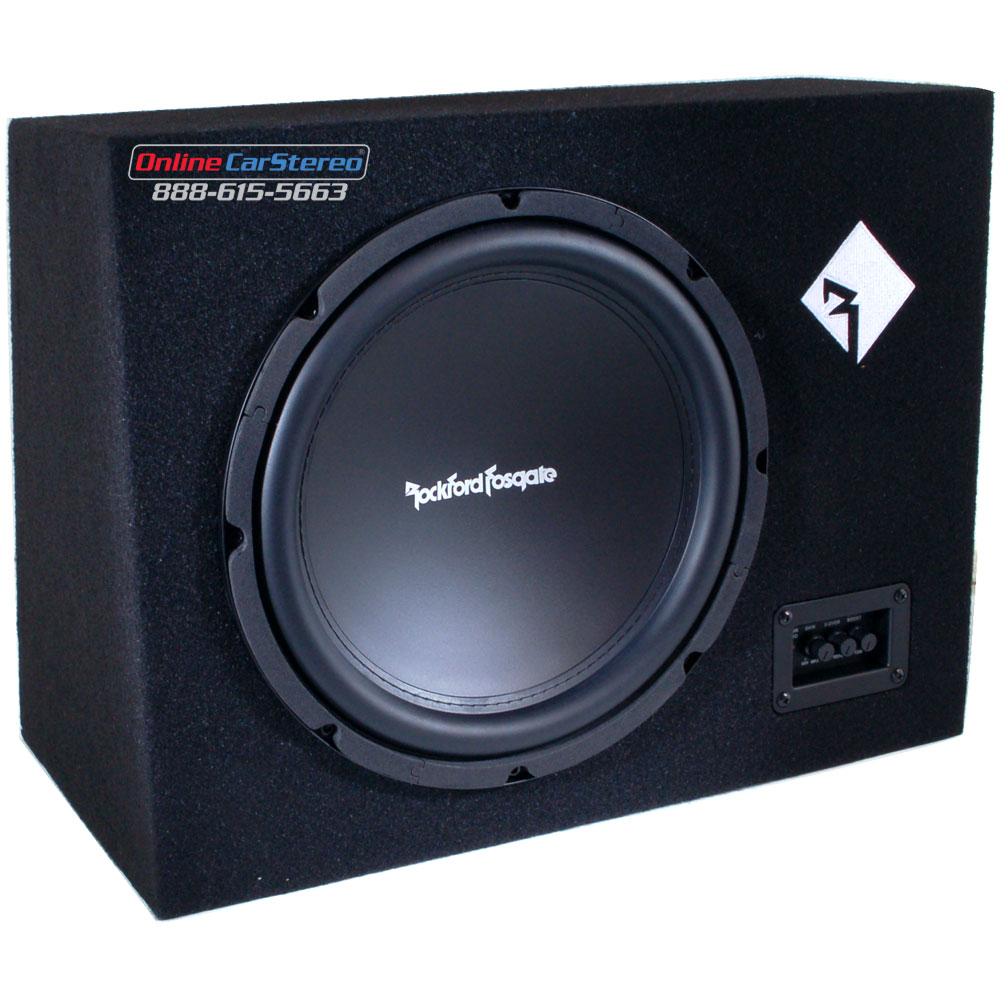 Rockford Fosgate R30010 Amplified Enclosure Loaded with (R1S410) Single 10" 300W Prime Series