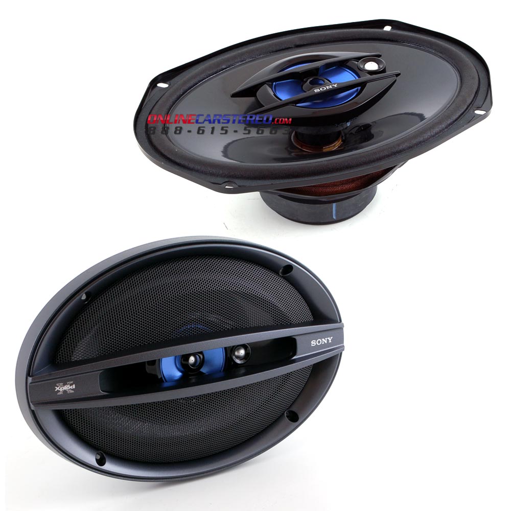 Sony XSGT6937A 6" x 9" 3Way 300W GT Series Coaxial Car