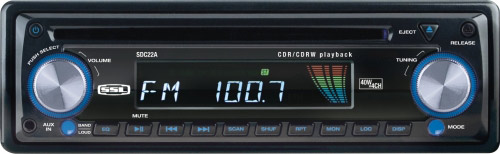 Buy SoundStorm In-dash CD Players - SoundStorm - SDC22A - In-Dash CD Receiver With Front Aux Input