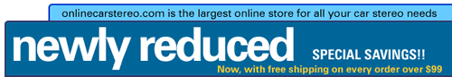 newly reduced car audio/stereo products