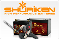 Shuriken - High Performance Batteries
