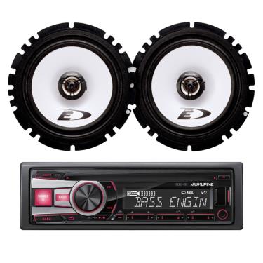 Alpine CDE-151-SXE-1725S-PKG