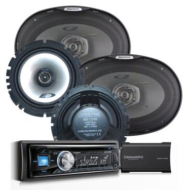 Alpine CDE-SXM145BT-SXE-1725S-SXE-6925S-PKG