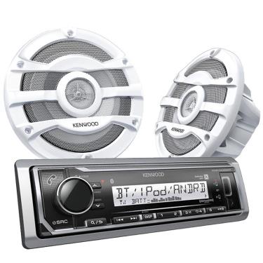 Kenwood KMR-M322BT-KFC-2053MRW-PKG