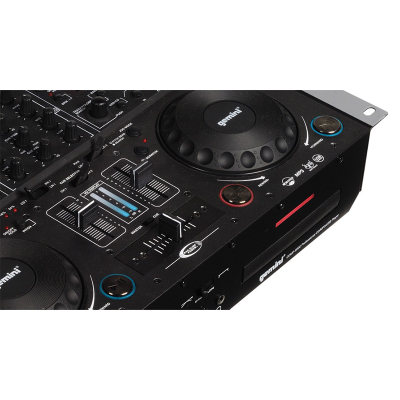 Gemini CDMP6000 Professional Dual CD/MP3/USB Mixing Console with