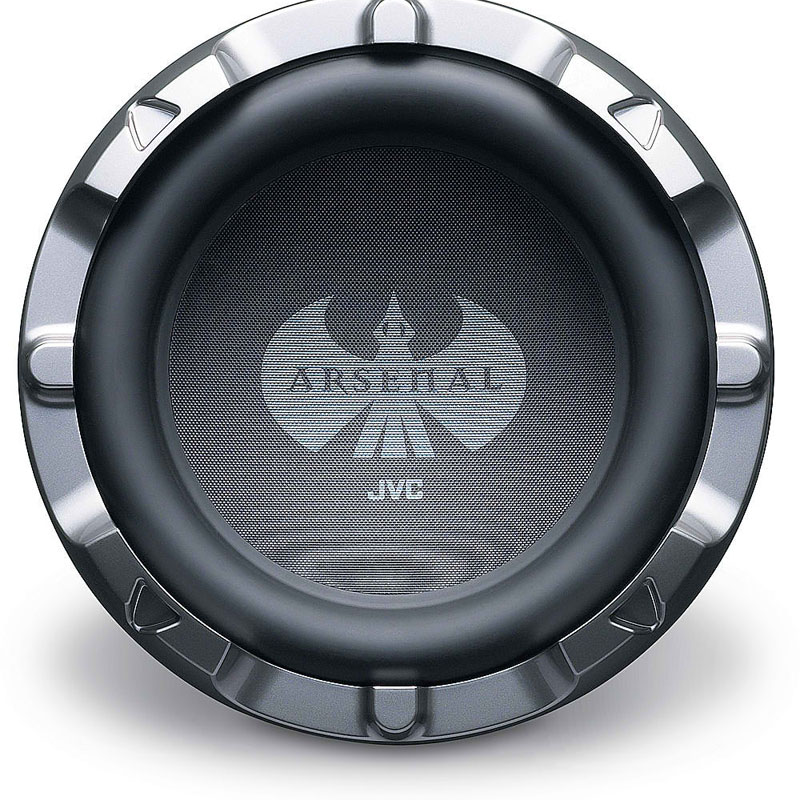 JVC CSAW7040 10" 1800W Arsenal Series Dual 4 Ohm Car Subwoofer at