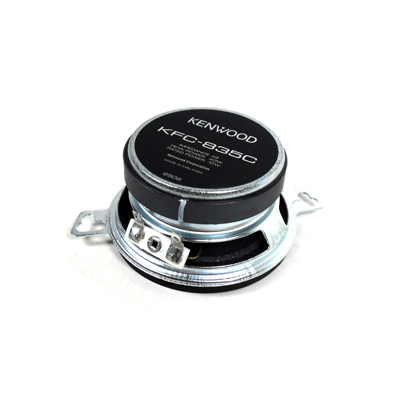 Kenwood KFC835C 31/2" 2Way 40W Max Power, Round Car Speakers at