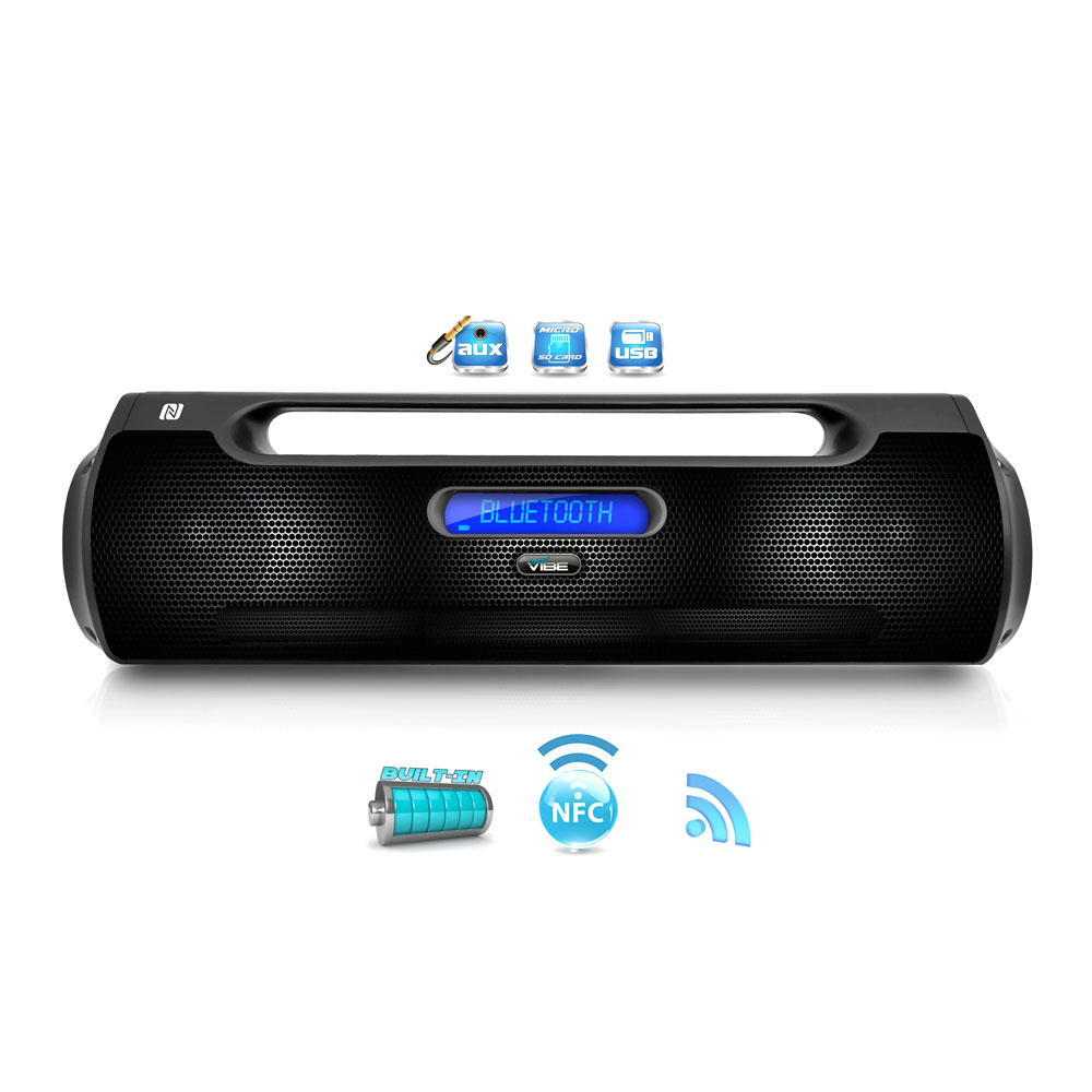 Pyle PBMSPG50 Street Vibe Bluetooth Portable Boom Box Speaker System, 2