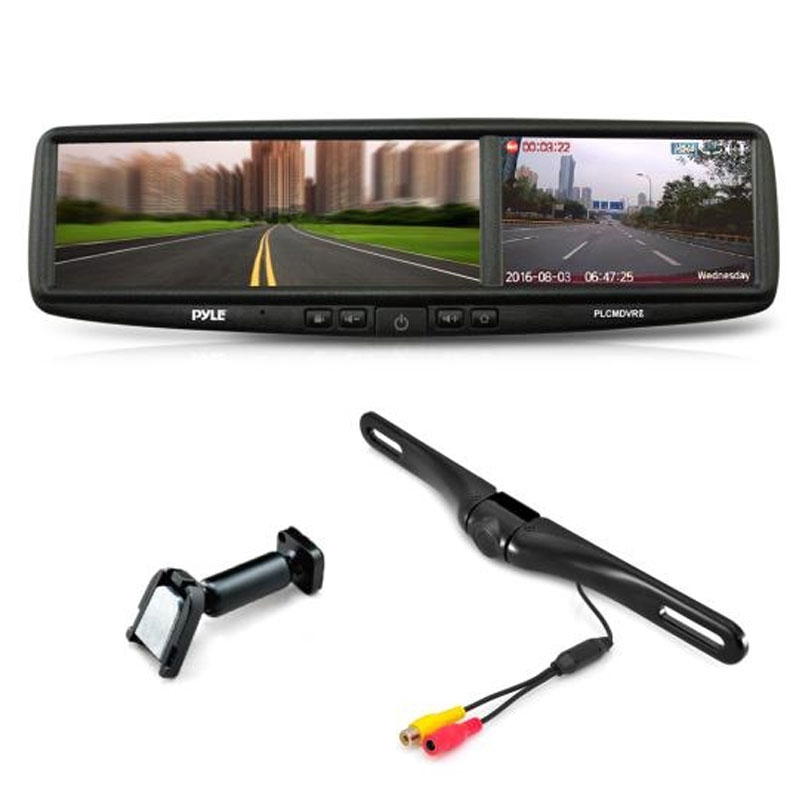 Pyle PLCMDVR8 HD Vehicle Backup Camera System DVR Dual Camera