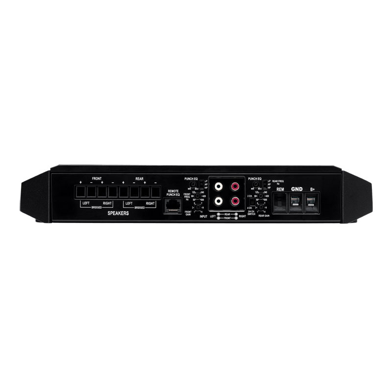 Rockford Fosgate T400-4 400W Power Series Compact 4-Channel Class AB Car Amplifier at 