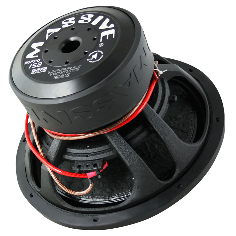 Massive Audio HIPPO 152 HIPPO Series, 15 inch, 4000 Watts Power with