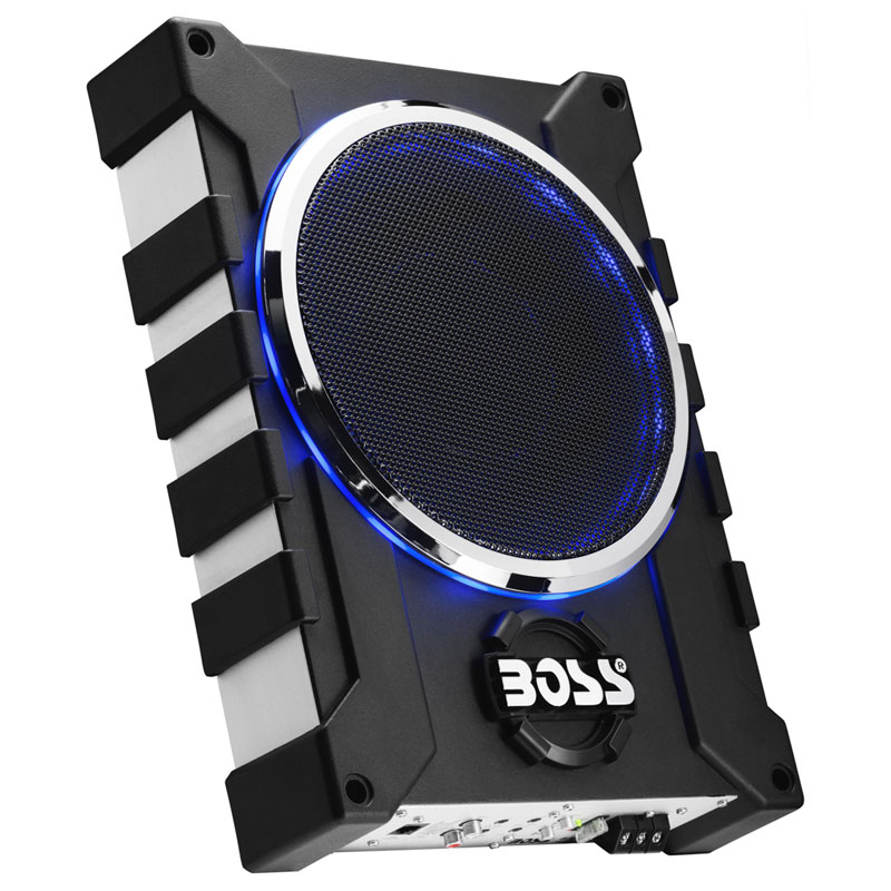 Boss Audio BASS1600 1600W 10" Low Profile Amplified Subwoofer With