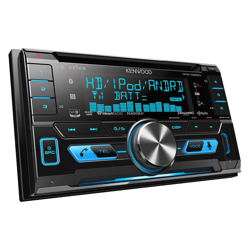 Kenwood Excelon DPX792BH 200 Watts Max Power DoubleDIN CD Receiver