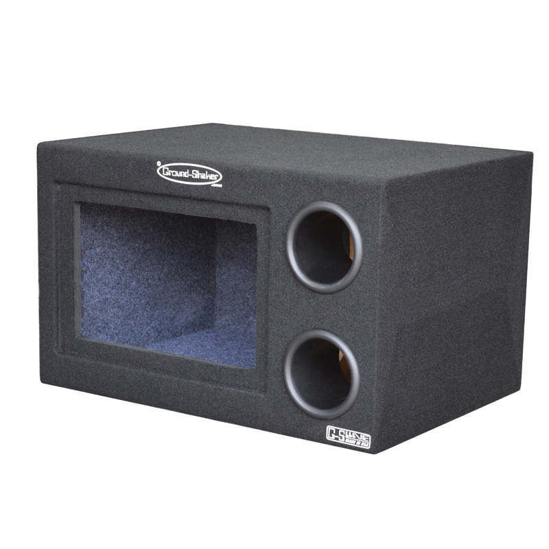 Ground Shaker BPR112B Black 12" Single Standard Bandpass Sub Box With