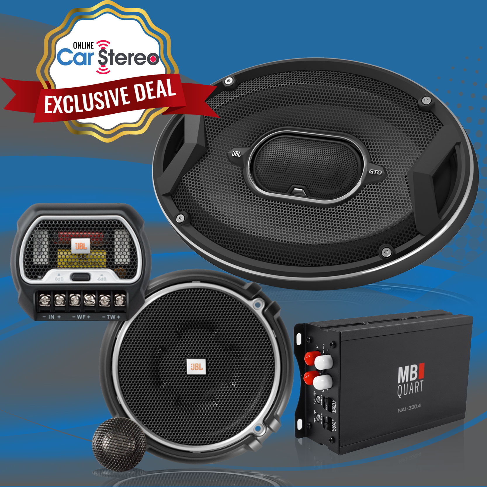 JBL GTO508CPKG JBL GTO508C 5.25", 330 Watts Max Power, 2way Component