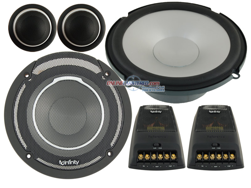 New Infinity Reference Series REF6030cs 6-1/2" Component Speaker System 6.5