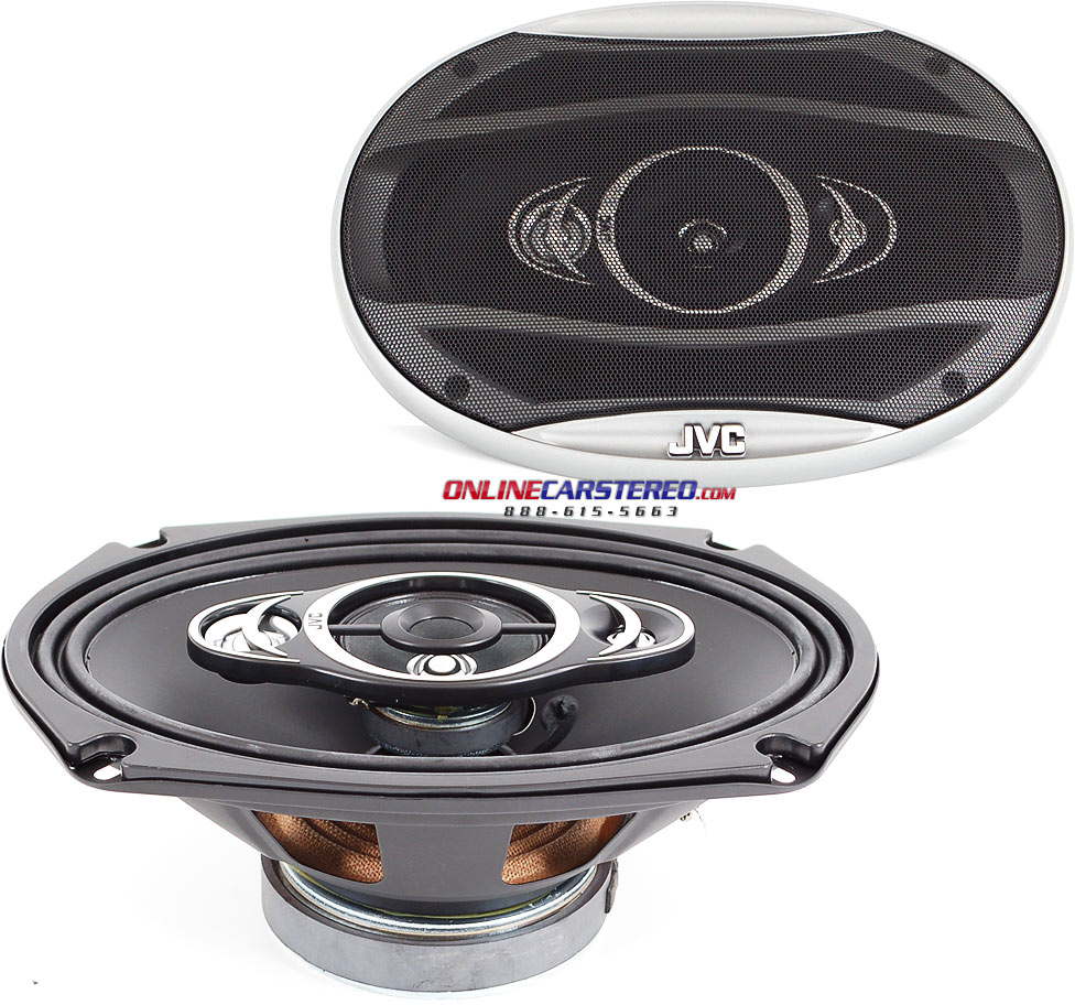 JVC CSHX6947X 6" x 9" 4Way 490W HX Series Car Audio Speakers at