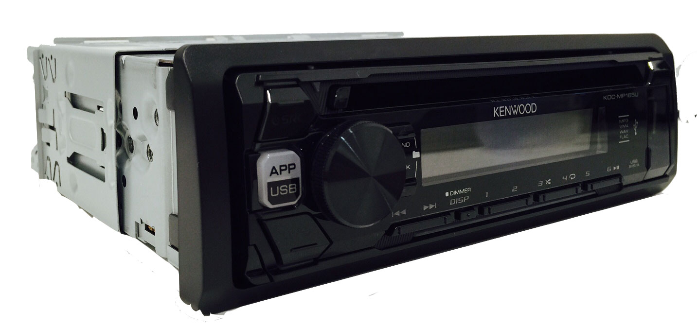 Kenwood KDCMP165U CDReceiver with USB Interface USB/AUX Input Pandora