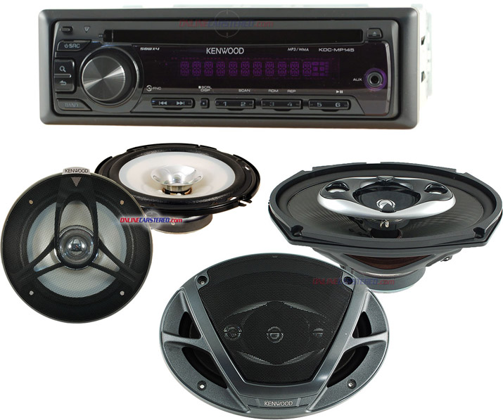 Kenwood PK145FC1693PS Kenwood Car Stereo Upgrade Package with KDC