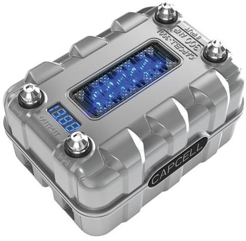 Power Acoustik CAPCELL-300 300 Amp Car Audio Power Cell with Digital