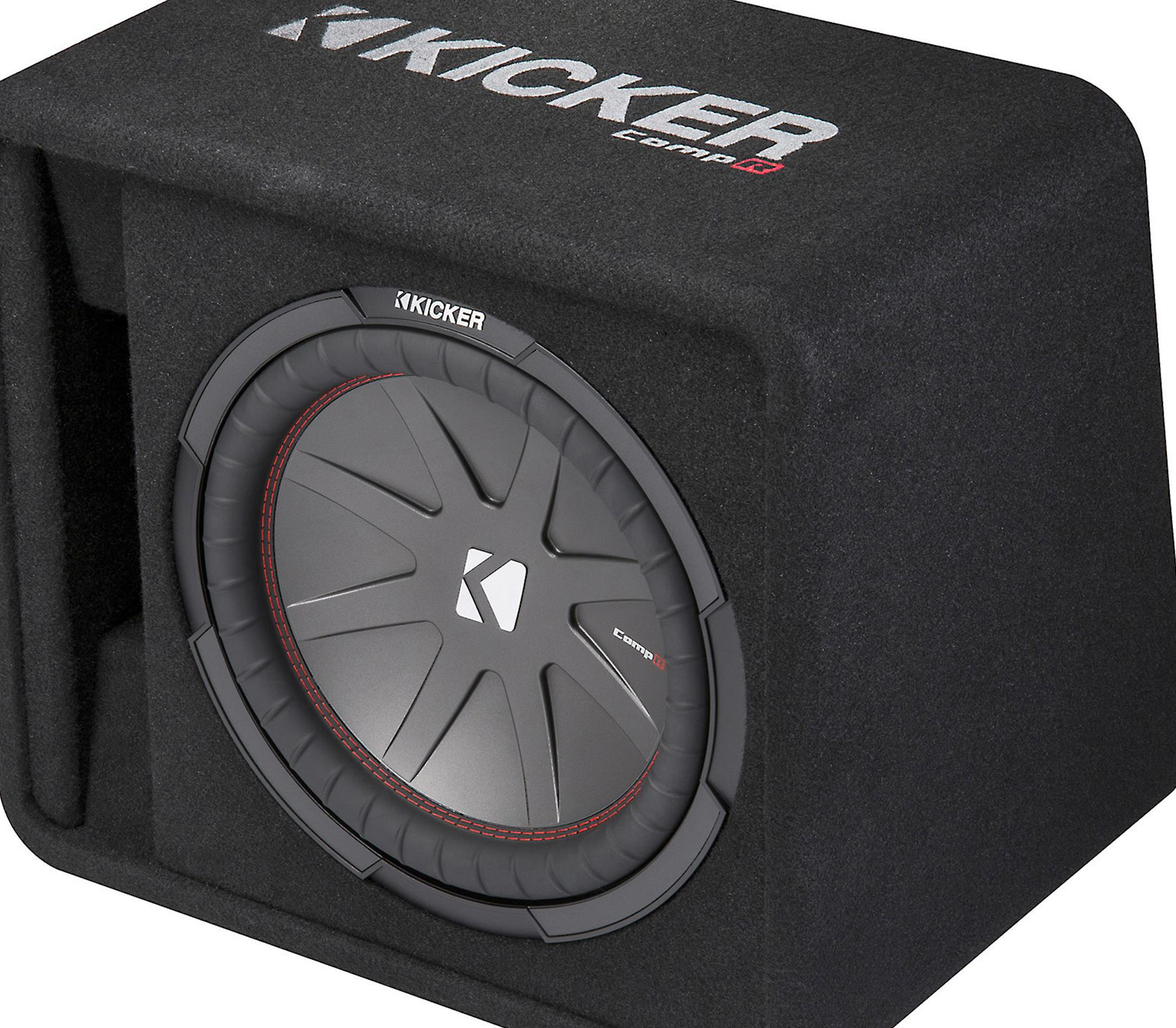 Kicker 43DCWR122 Dual 12" Ported enclosure CompR subwoofers. This sub