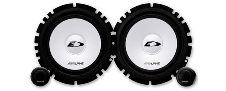 Alpine SXE-1750s 280W (Peak) 6-1/2inch 2-Way Type-E Series Component 2-Way Speaker