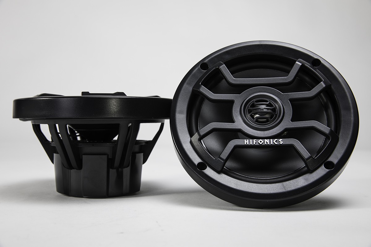 Hifonics TPS-CM65B Black 2-way coaxial THOR Marine and Powersports speaker