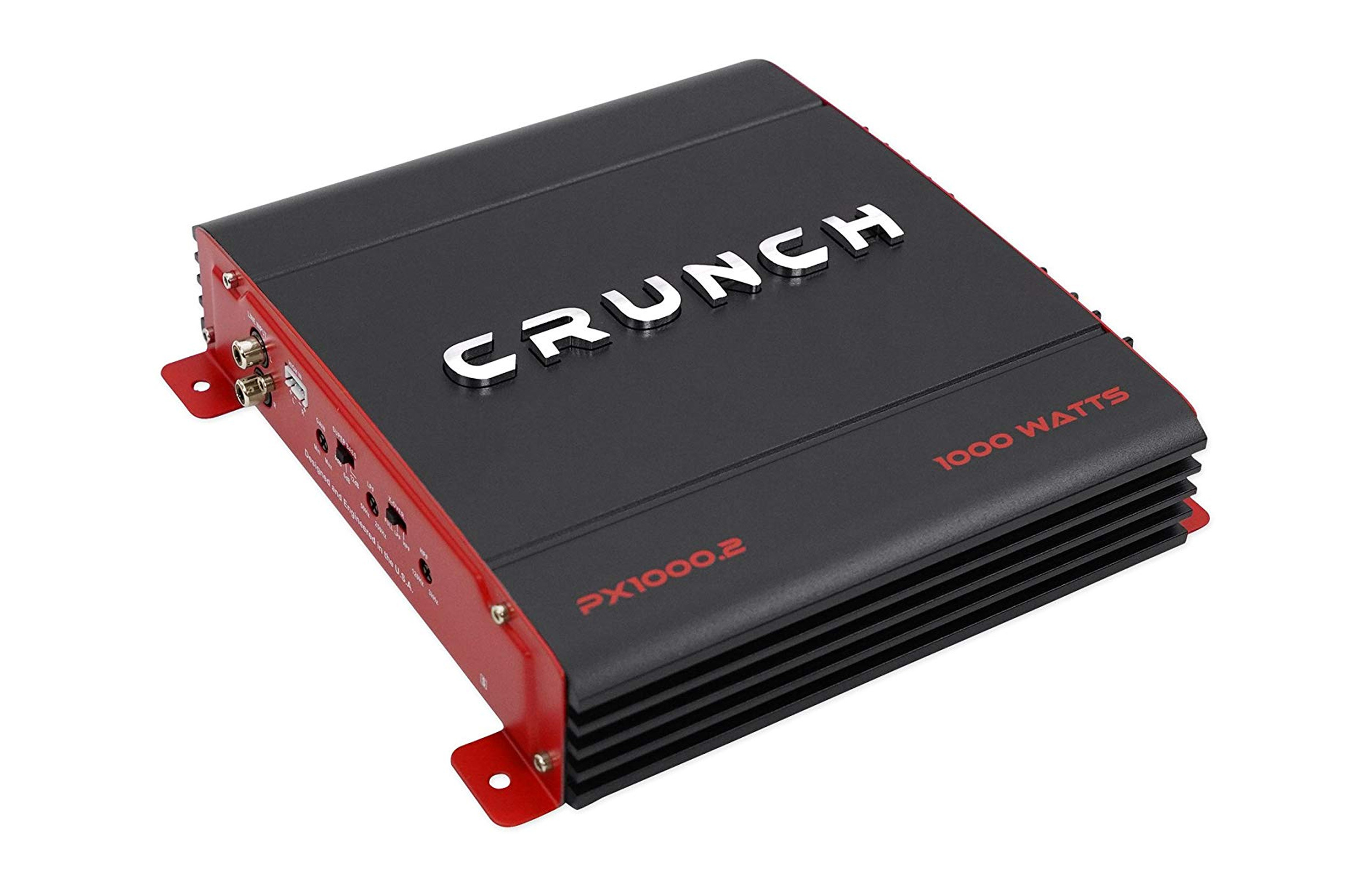 Crunch PX1000.2 1000 watt two channel car audio amplifier.