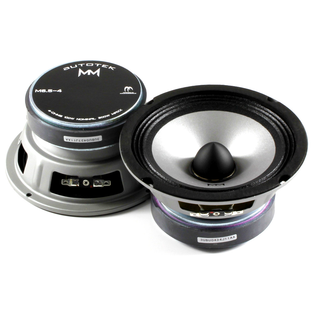 Autotek M6.5-4 Full Range Car Speakers