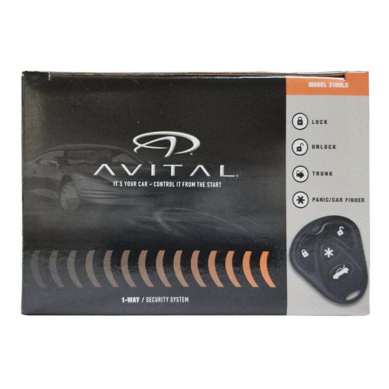 Avital 3100LX-Bundle Car Security Package