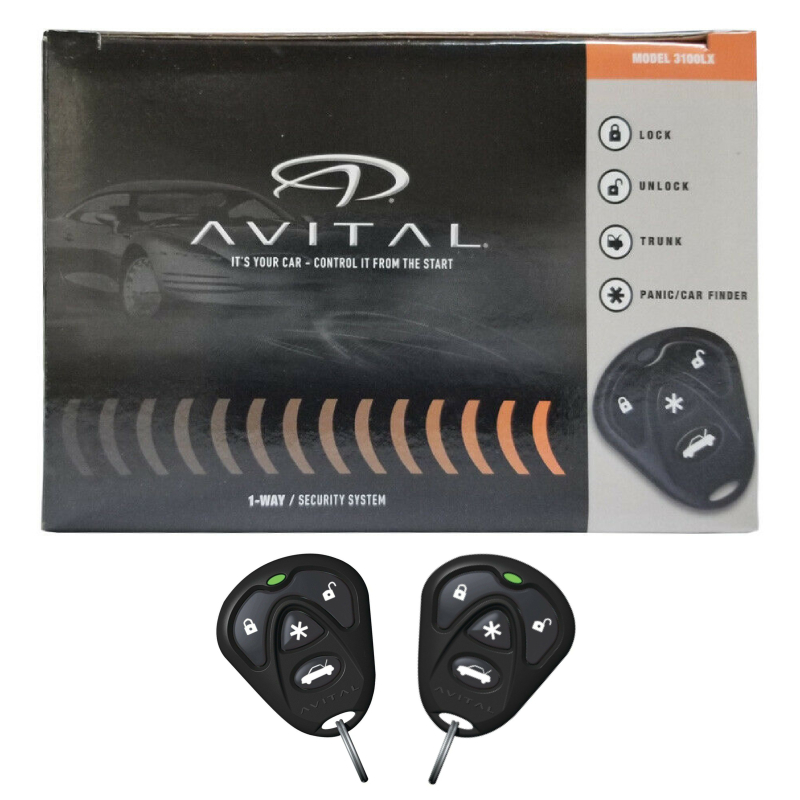 Avital 3100LX-Bundle Car Security Package