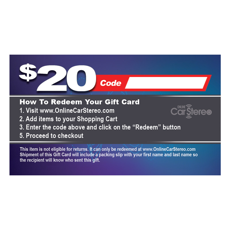 OCS $20 Gift Card Gift Cards
