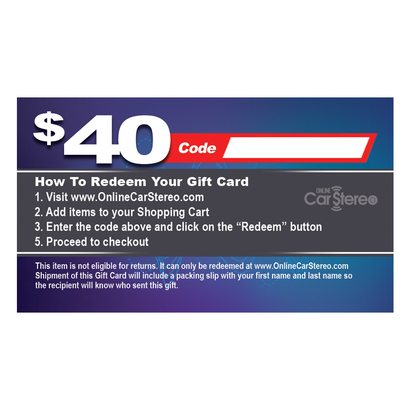 OCS $40 Gift Card Gift Cards