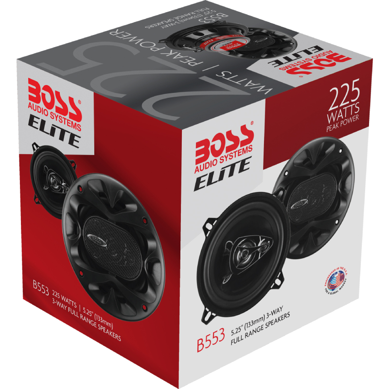 Boss Elite B553 Full Range Car Speakers