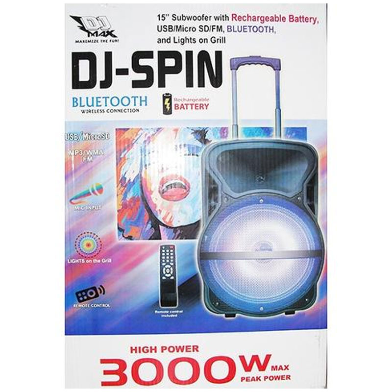 Performance Teknique DJ-SPIN Portable Speakers