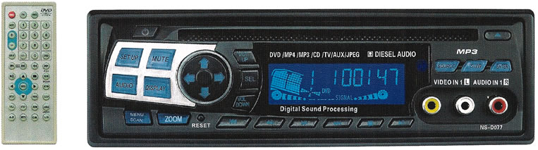 Diesel Audio NS-D066 In-Dash DVD Players (No Screen)