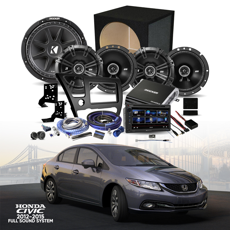 PCH Custom Audio Civic Sound System Vehicle Specific Bundles