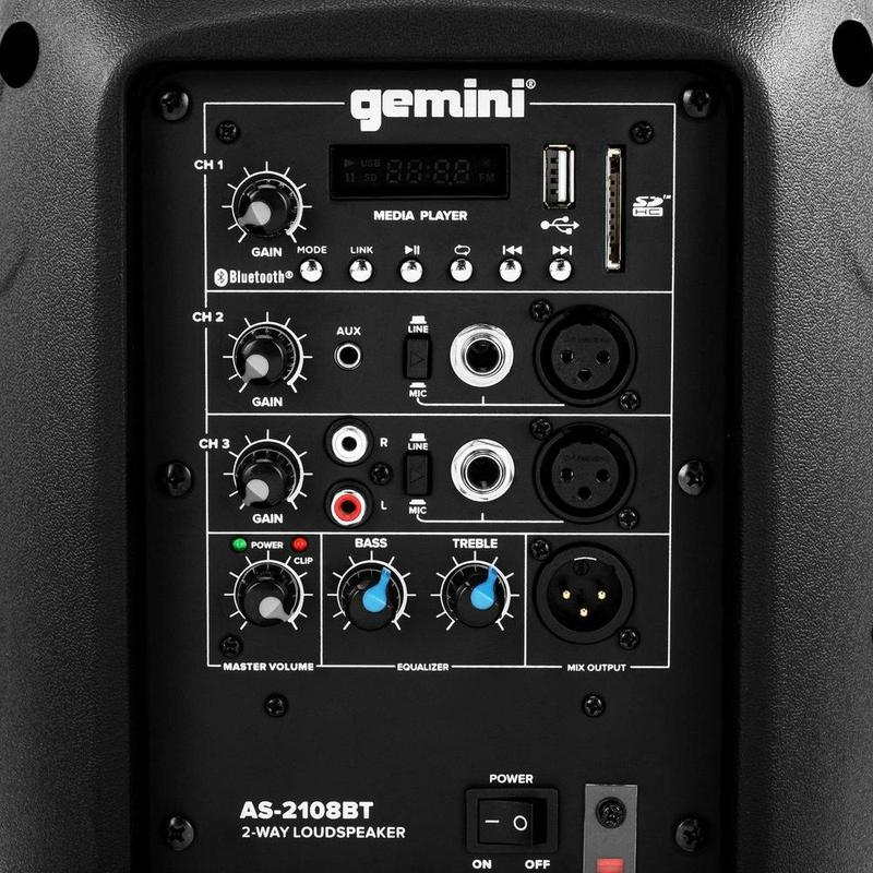 Gemini AS-2108BT Portable Speakers
