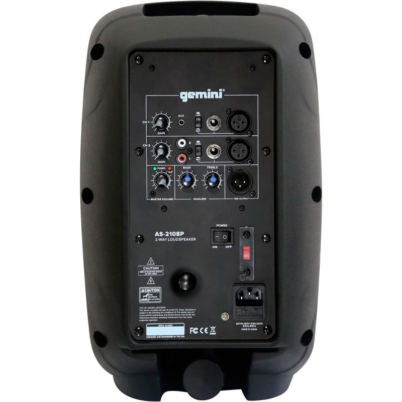 Gemini AS-2108P Portable Speakers