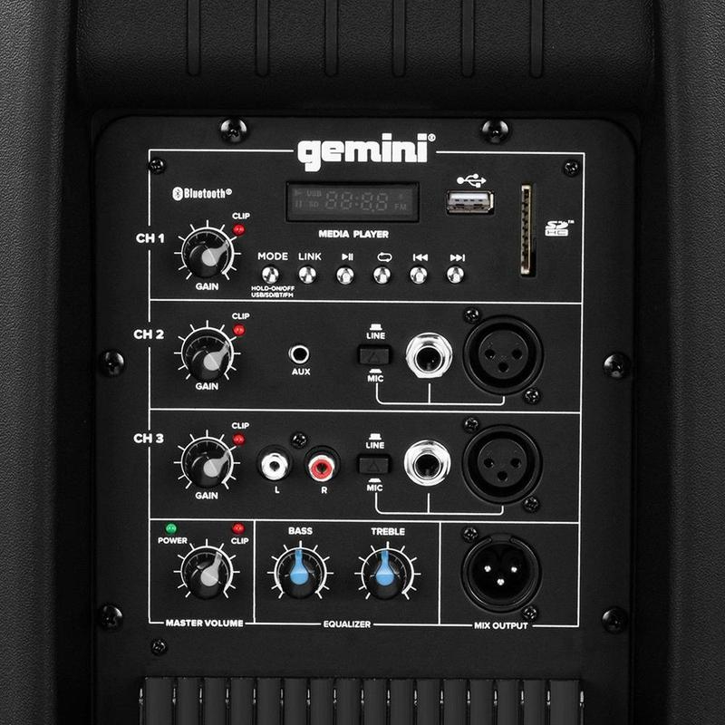 Gemini AS-2112BT Portable Speakers