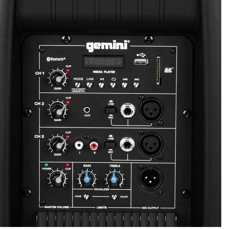 Gemini AS-2115BT-LT-PK Portable Speakers
