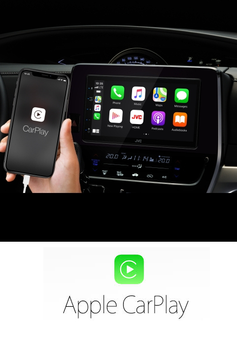 JVC KW-M56BT Apple CarPlay Receivers