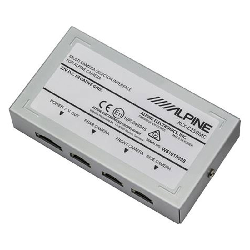 Alpine KCX-C250MC OEM Backup Camera Interfaces
